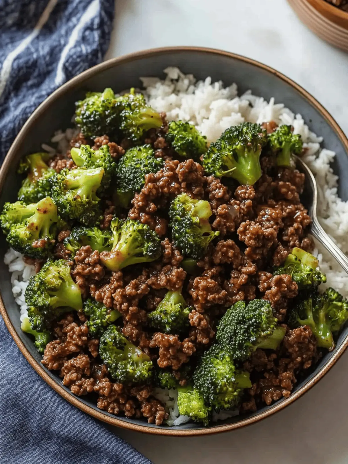 Savory Ground Beef and Broccoli in 20 Minutes Flat
