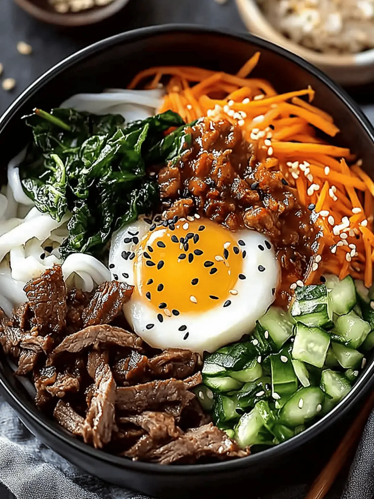 Korean Beef Bibimbap Bowl