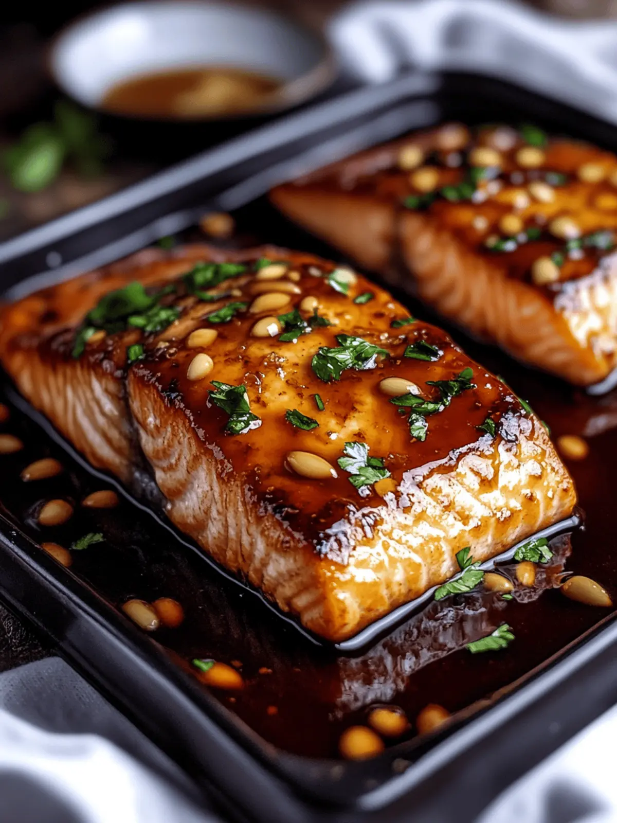 Honey Garlic Glazed Salmon