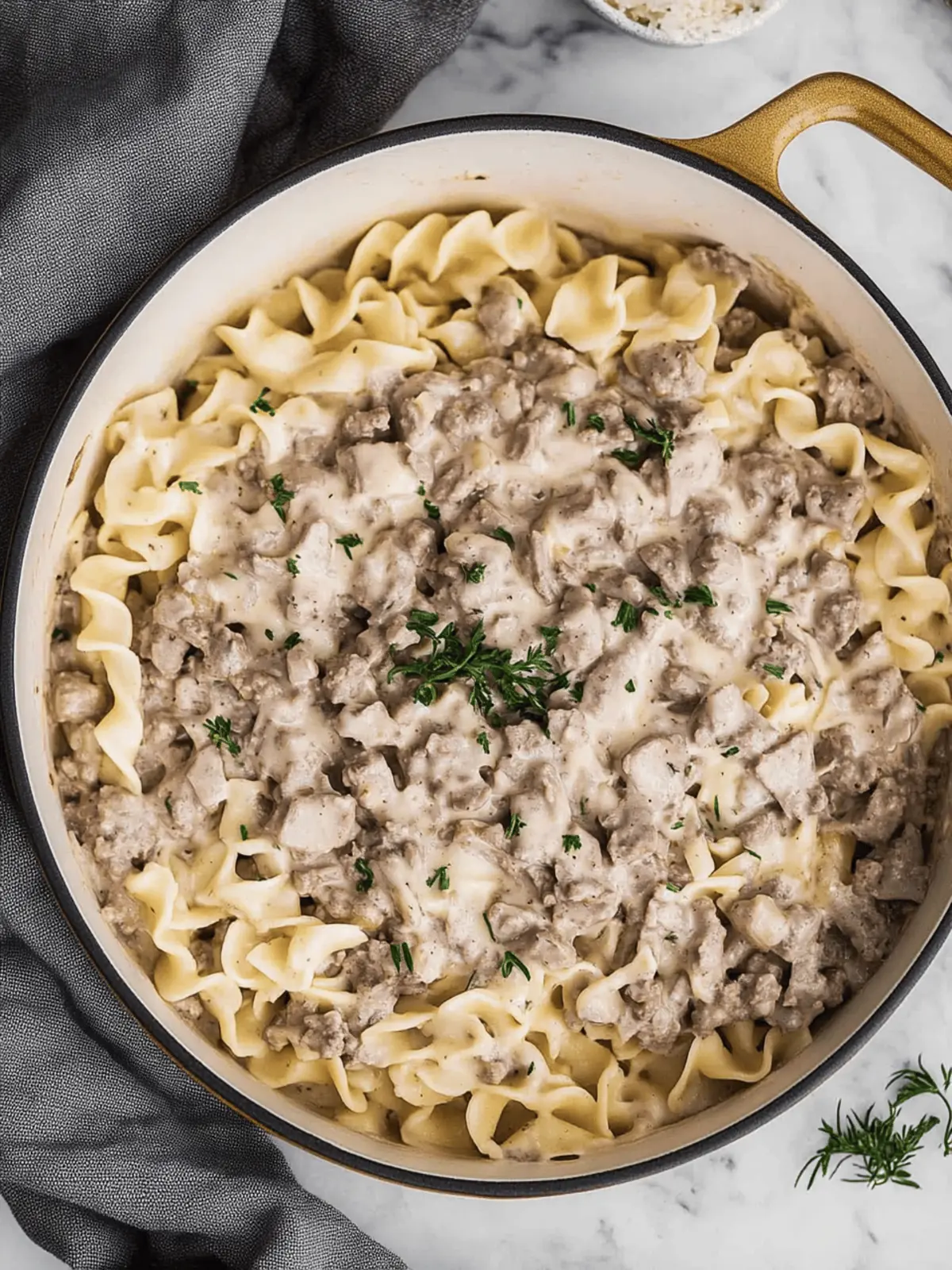 Savory Hamburger Stroganoff Ready in 30 Minutes