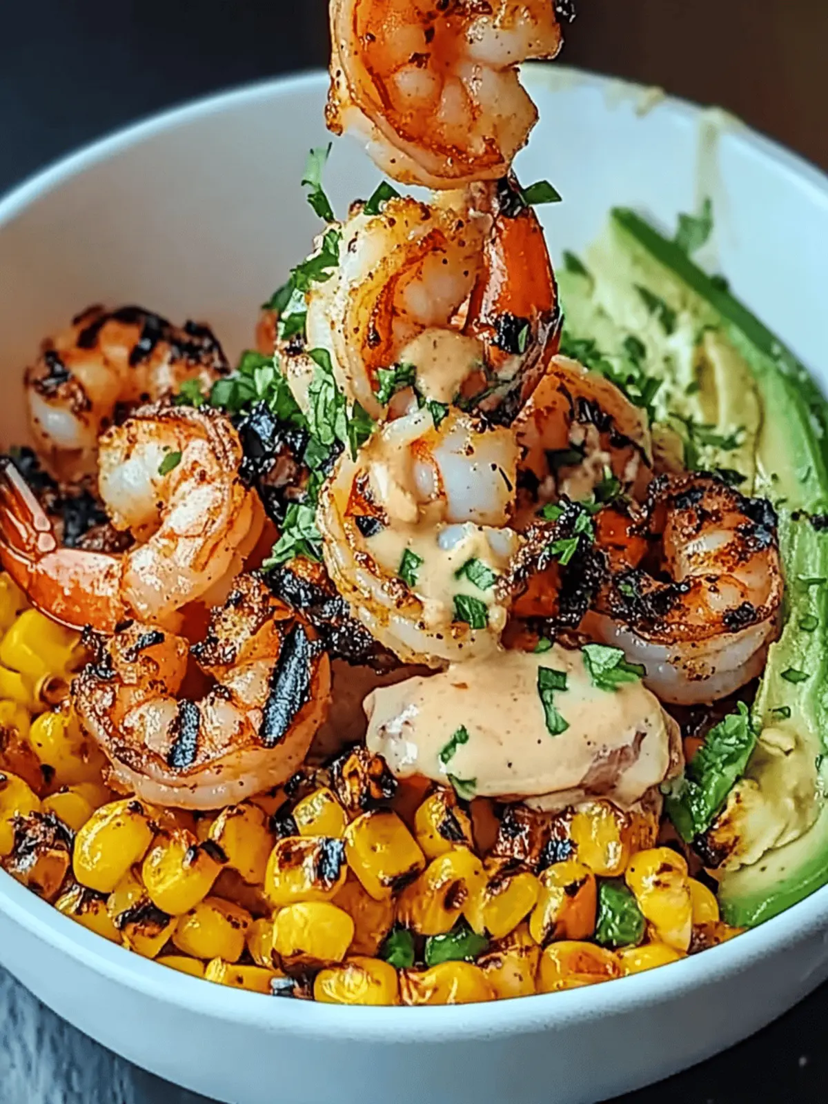 Grilled Shrimp Bowl with Avocado: A Flavor-Packed Delight