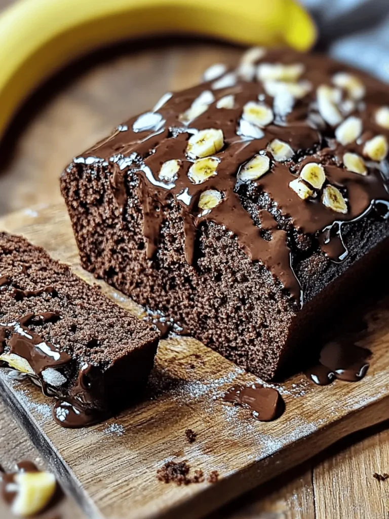 Double Chocolate Banana Bread