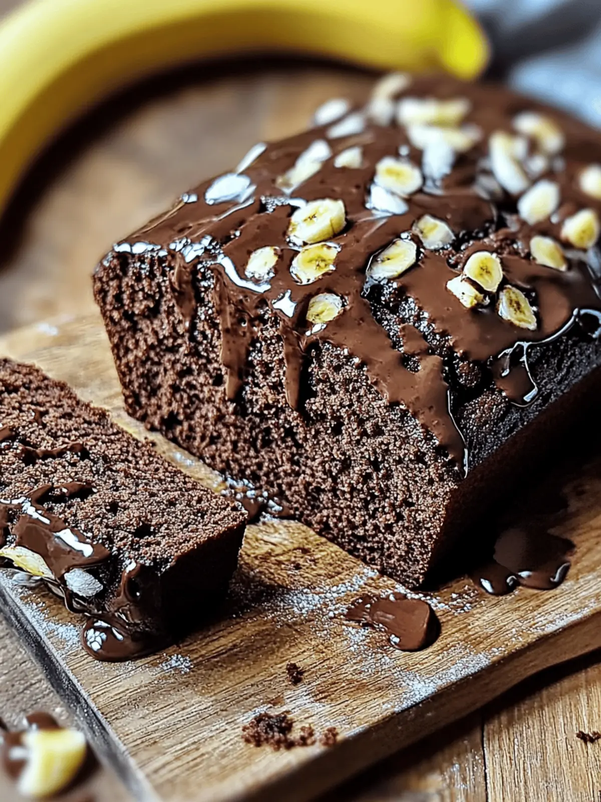 Double Chocolate Banana Bread