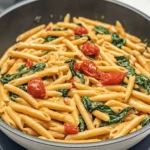 One-Pot Spinach Tomato Pasta