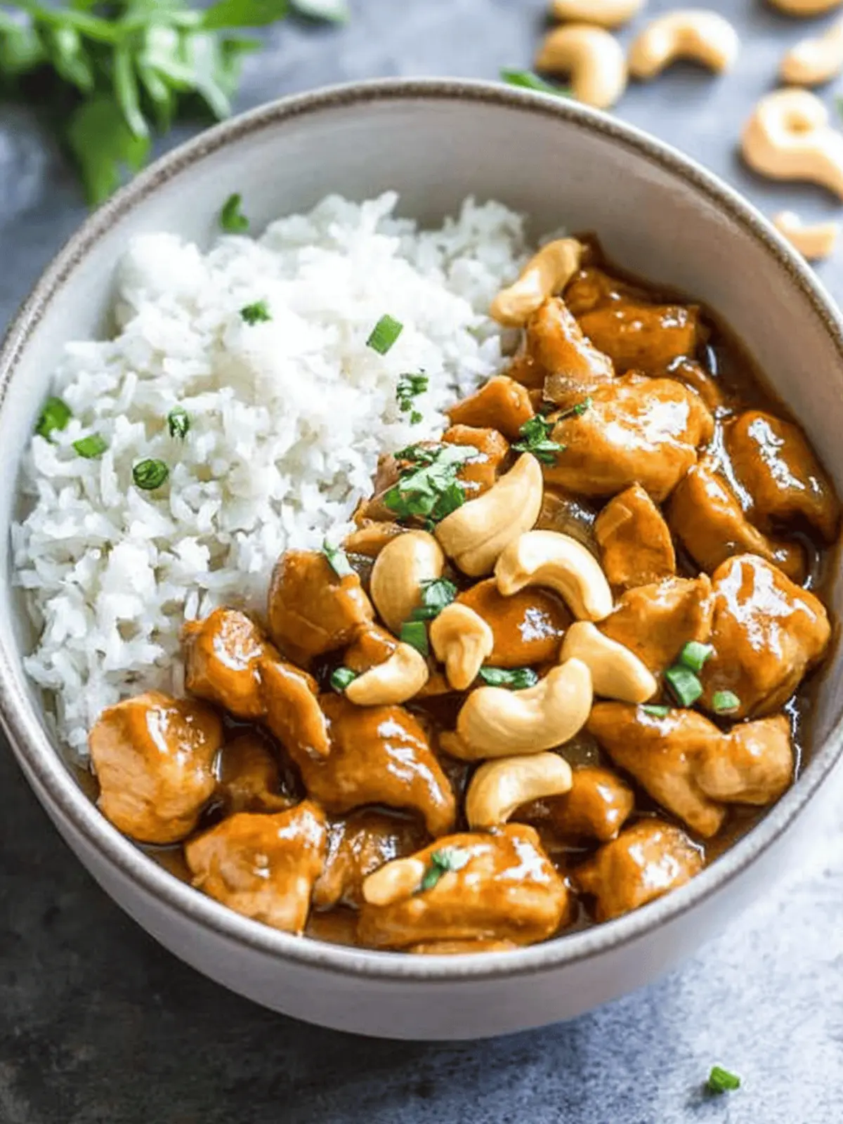 Slow Cooker Cashew Chicken