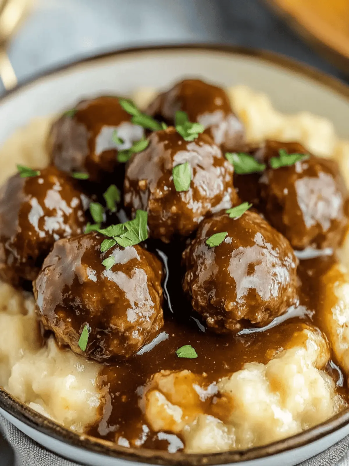 Savory Salisbury Steak Meatballs: Comfort Food Simplified