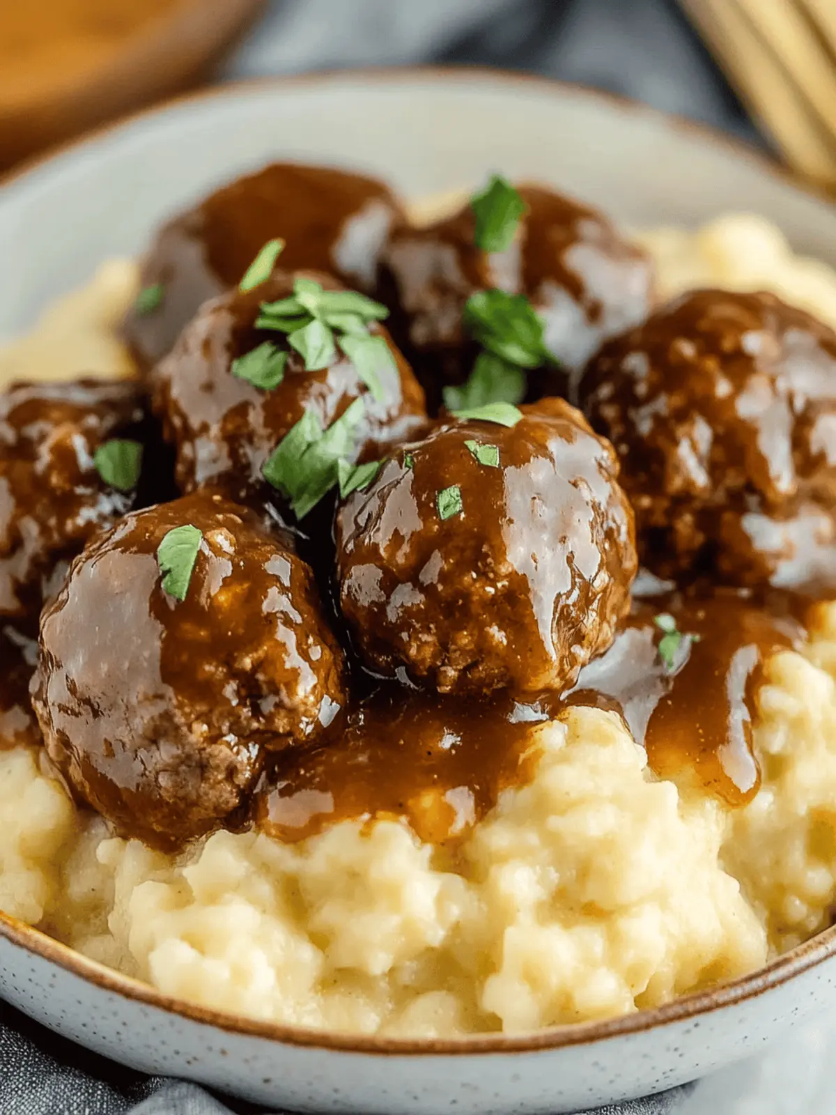 Savory Salisbury Steak Meatballs: Comfort Food Simplified