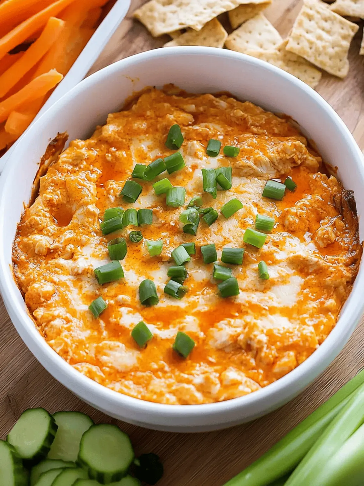 Healthy Buffalo Chicken Dip That's Packed with Flavor and Protein