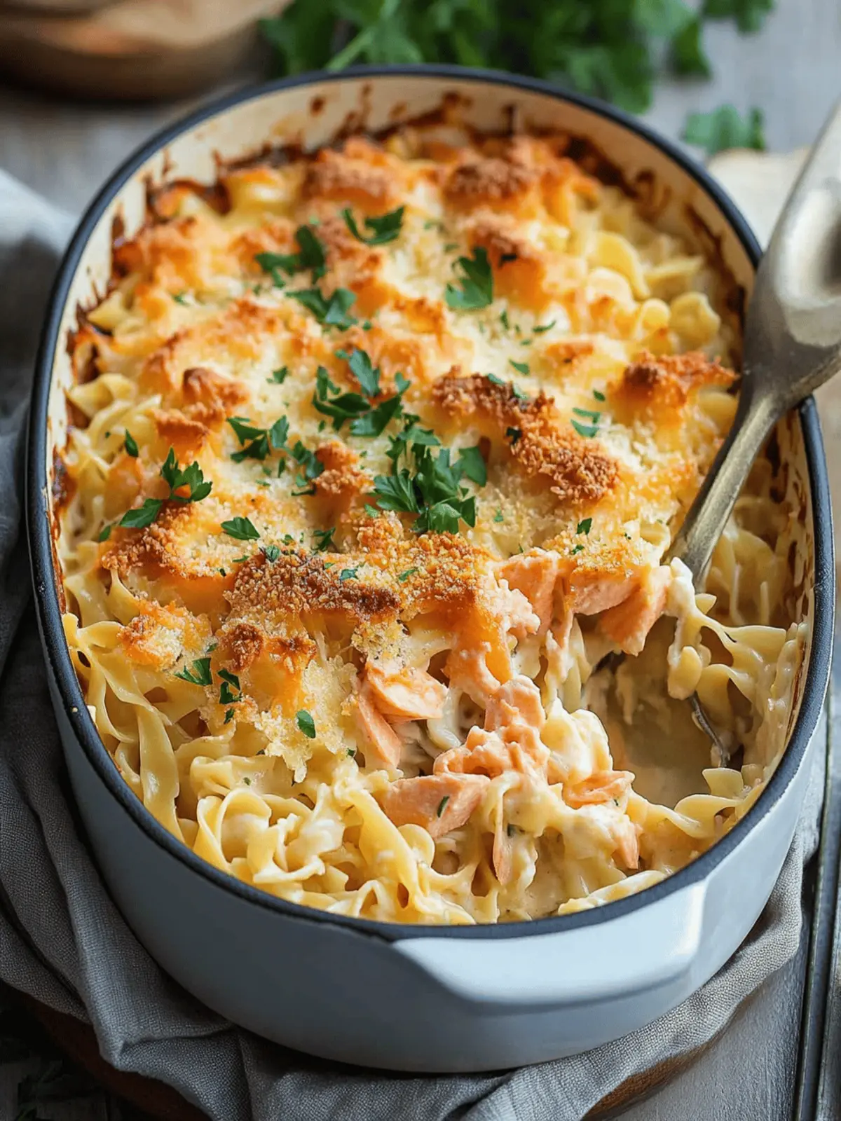 Salmon Noodle Casserole