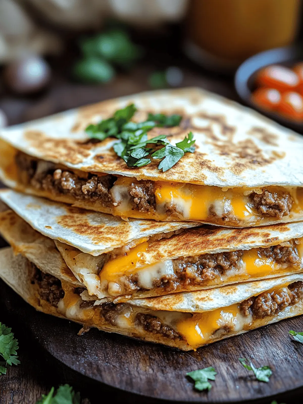 Smashburger Quesadillas: A Cheesy Twist on Classic Comfort