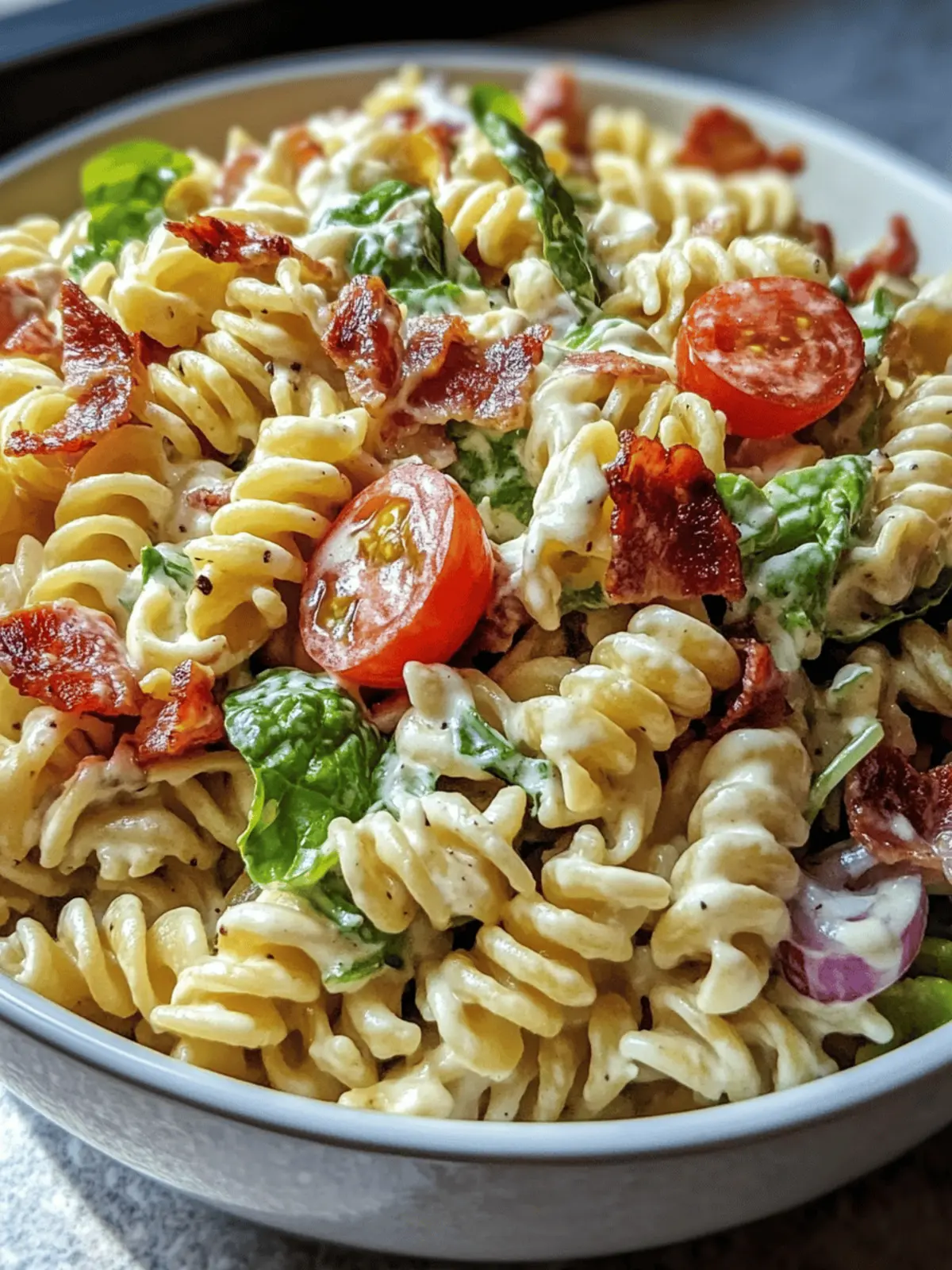BLT Ranch Pasta Salad