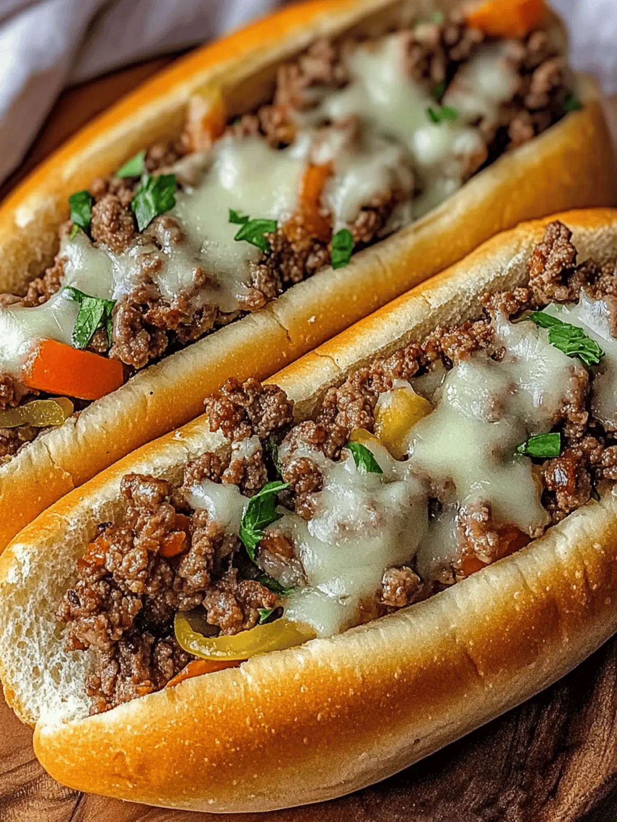 Mouthwatering Ground Beef Philly Cheesesteaks You’ll Love