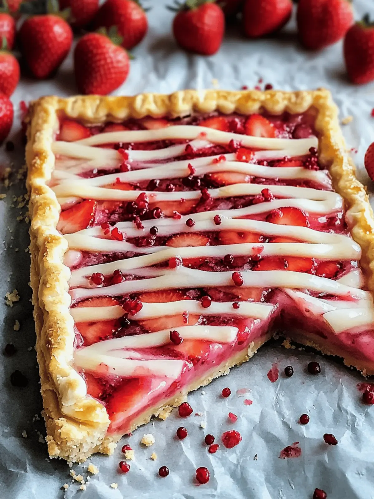 Strawberry Pop Tart Slab Pie: Your New Favorite Breakfast Treat
