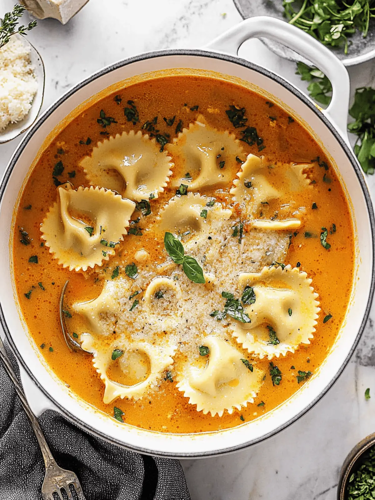 Ravioli Soup