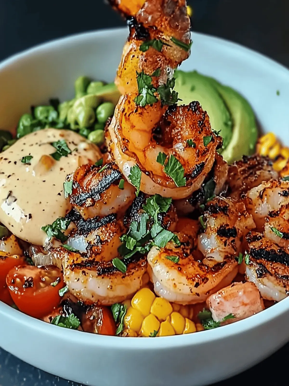 Grilled Shrimp Bowl with Avocado: A Flavor-Packed Delight