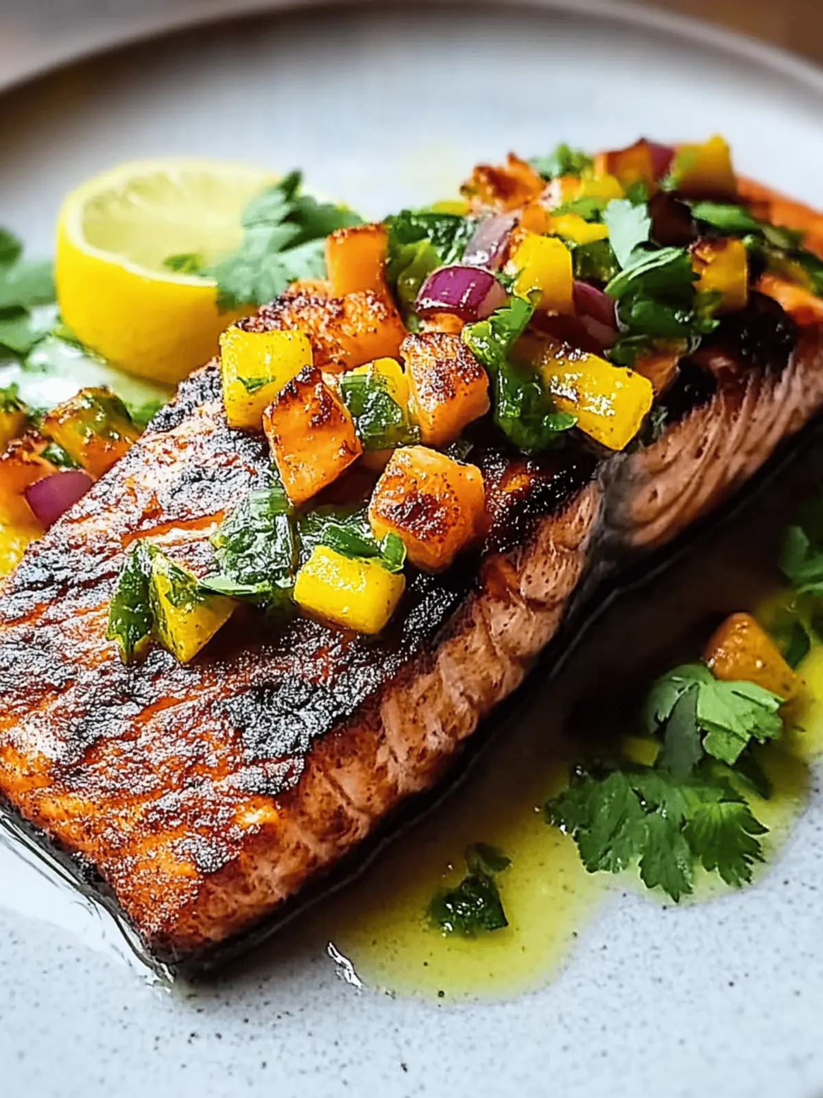 Grilled Salmon with Peach Salsa: A Summer Flavor Celebration