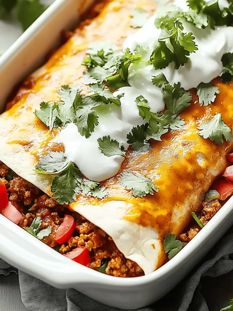Ground Beef Enchiladas