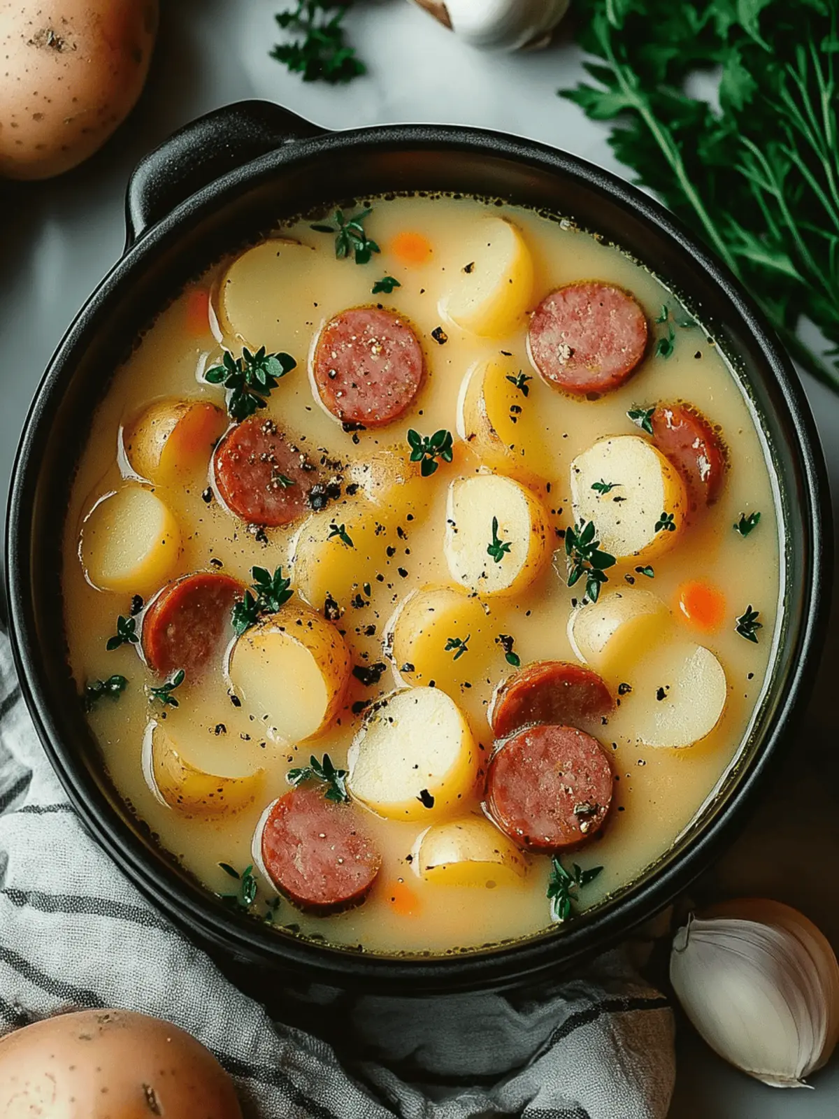 Soul-Warming Kielbasa Potato Soup for Cozy Nights