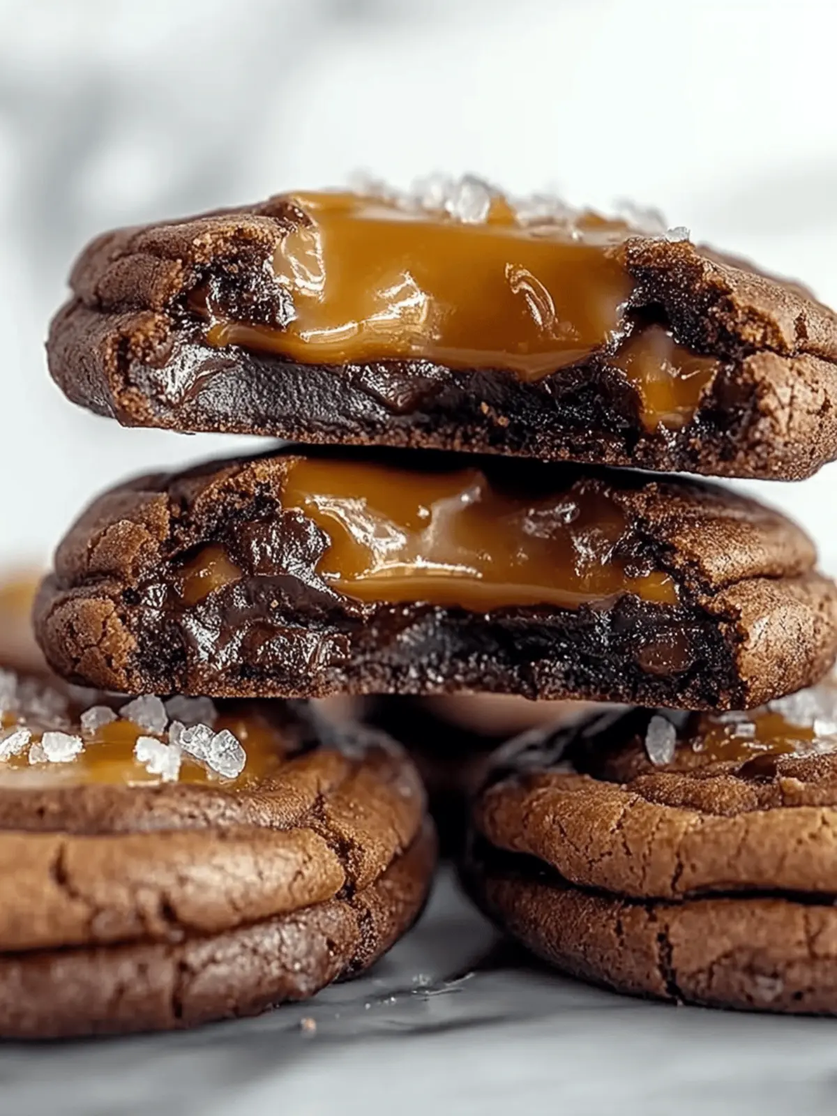 Delicious Salted Caramel Chocolate Cookies You’ll Crave!