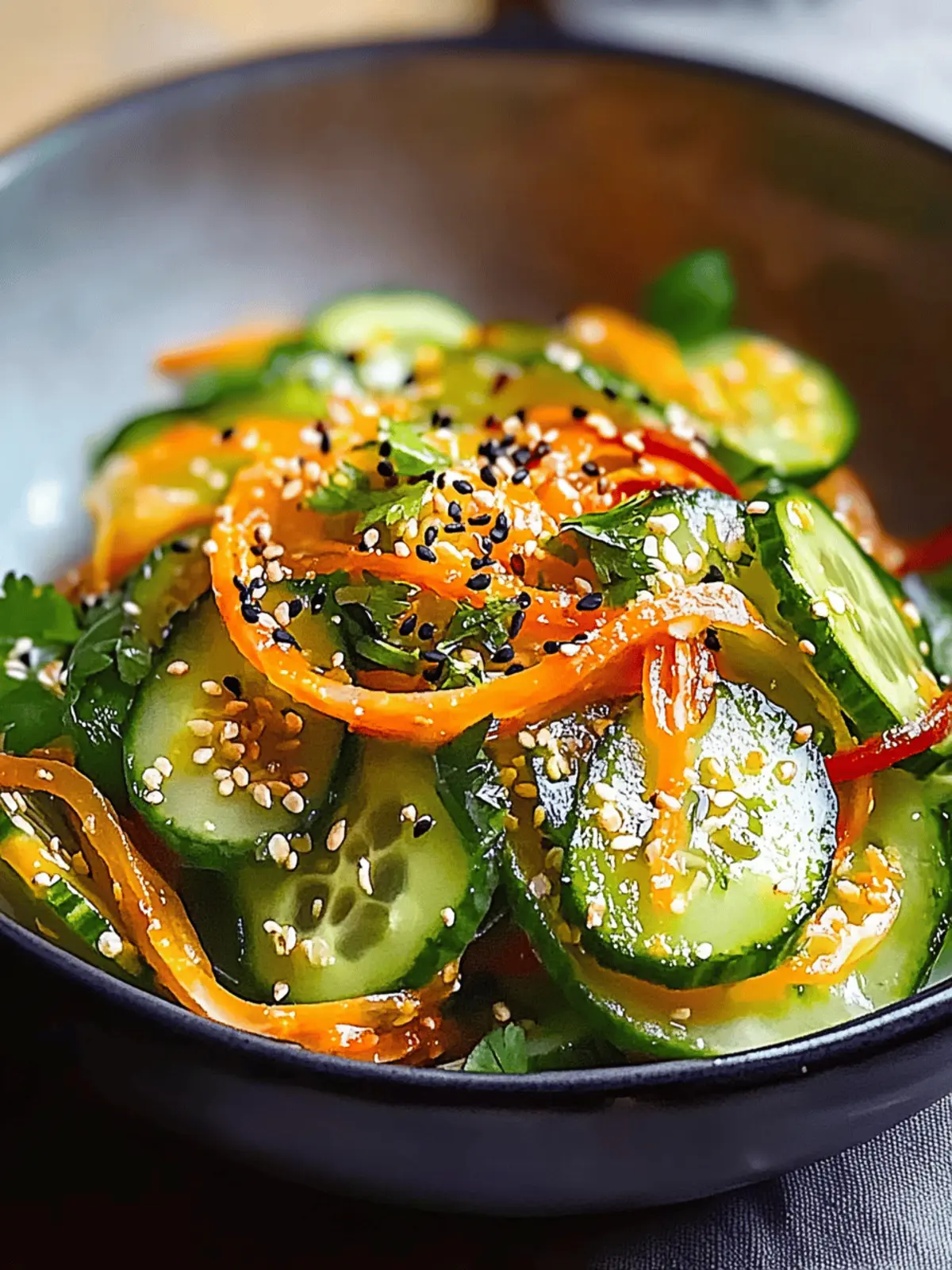 Zesty Asian Cucumber Salad That Refreshes Your Summer Days