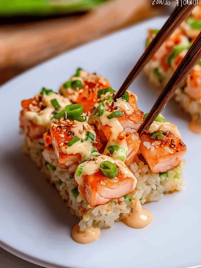 Salmon Crispy Rice