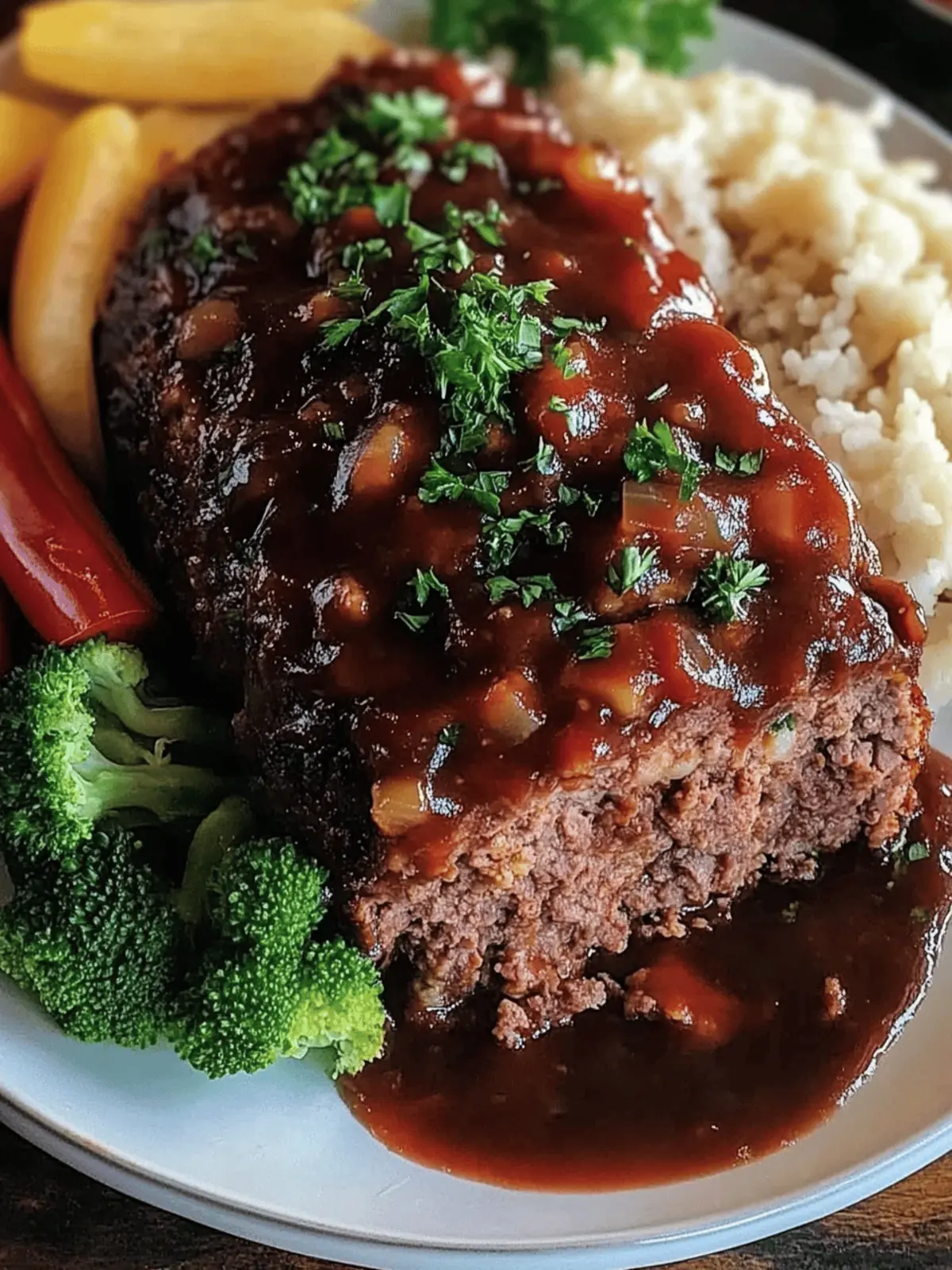 Classic Meatloaf with Savory Glaze for Comforting Family Dinners