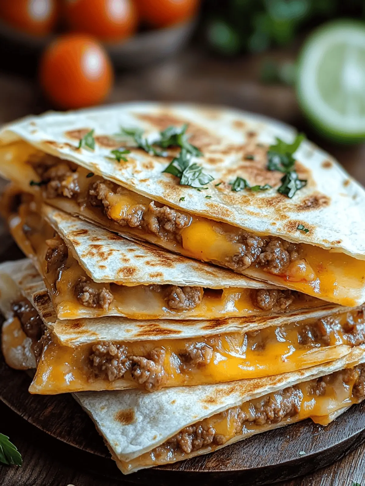 Smashburger Quesadillas: A Cheesy Twist on Classic Comfort