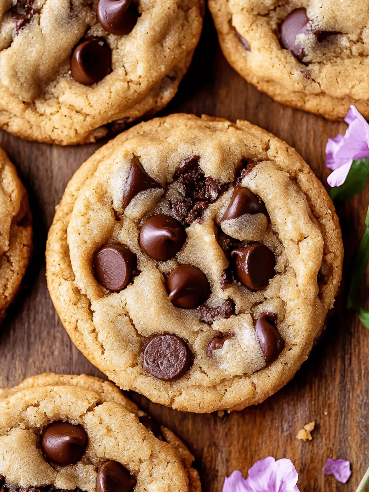 Chewy Butter Chocolate Chip Cookies with a Gourmet Twist