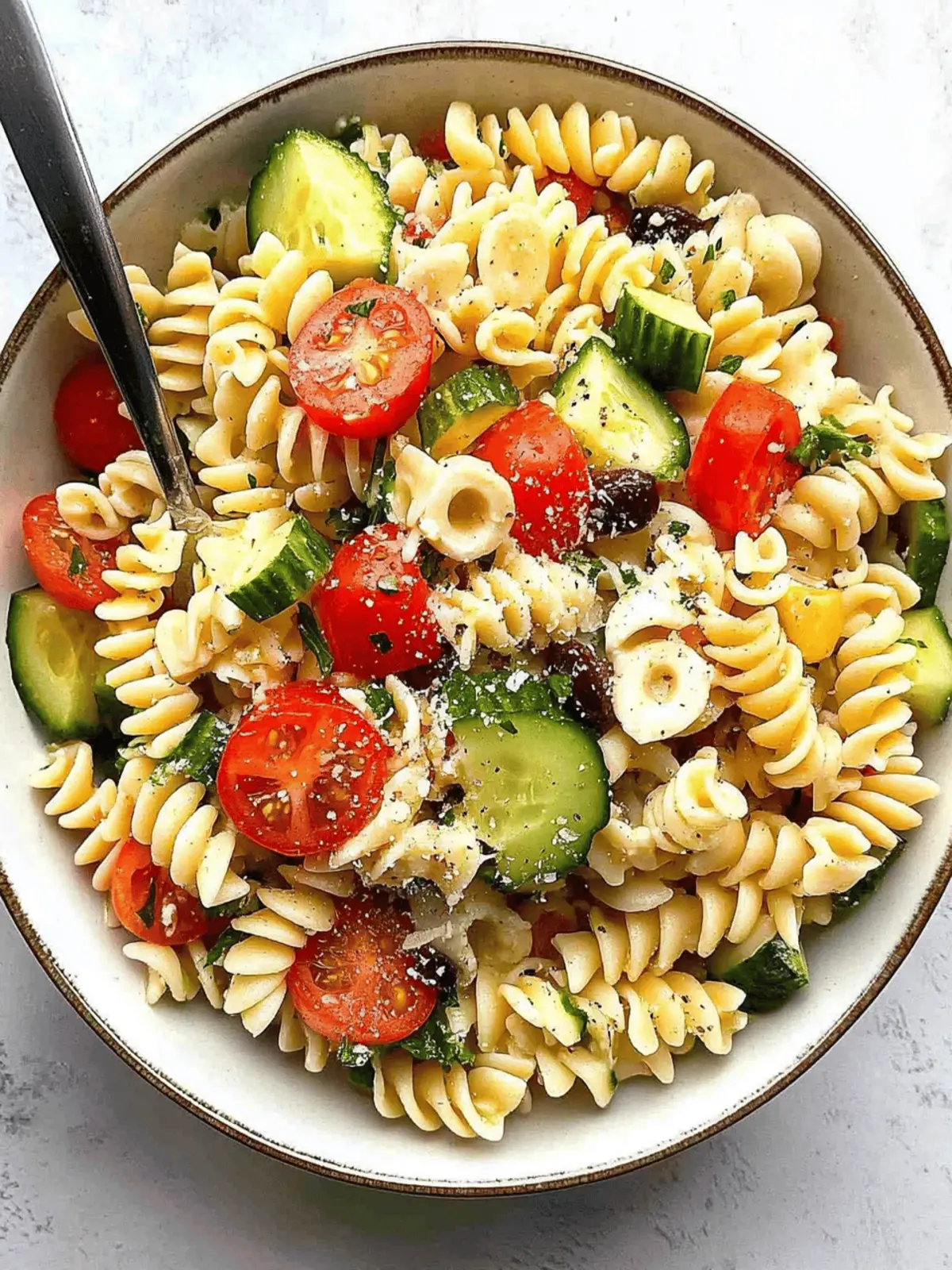 Deliciously Zesty Pasta Salad Perfect for Summer Picnics