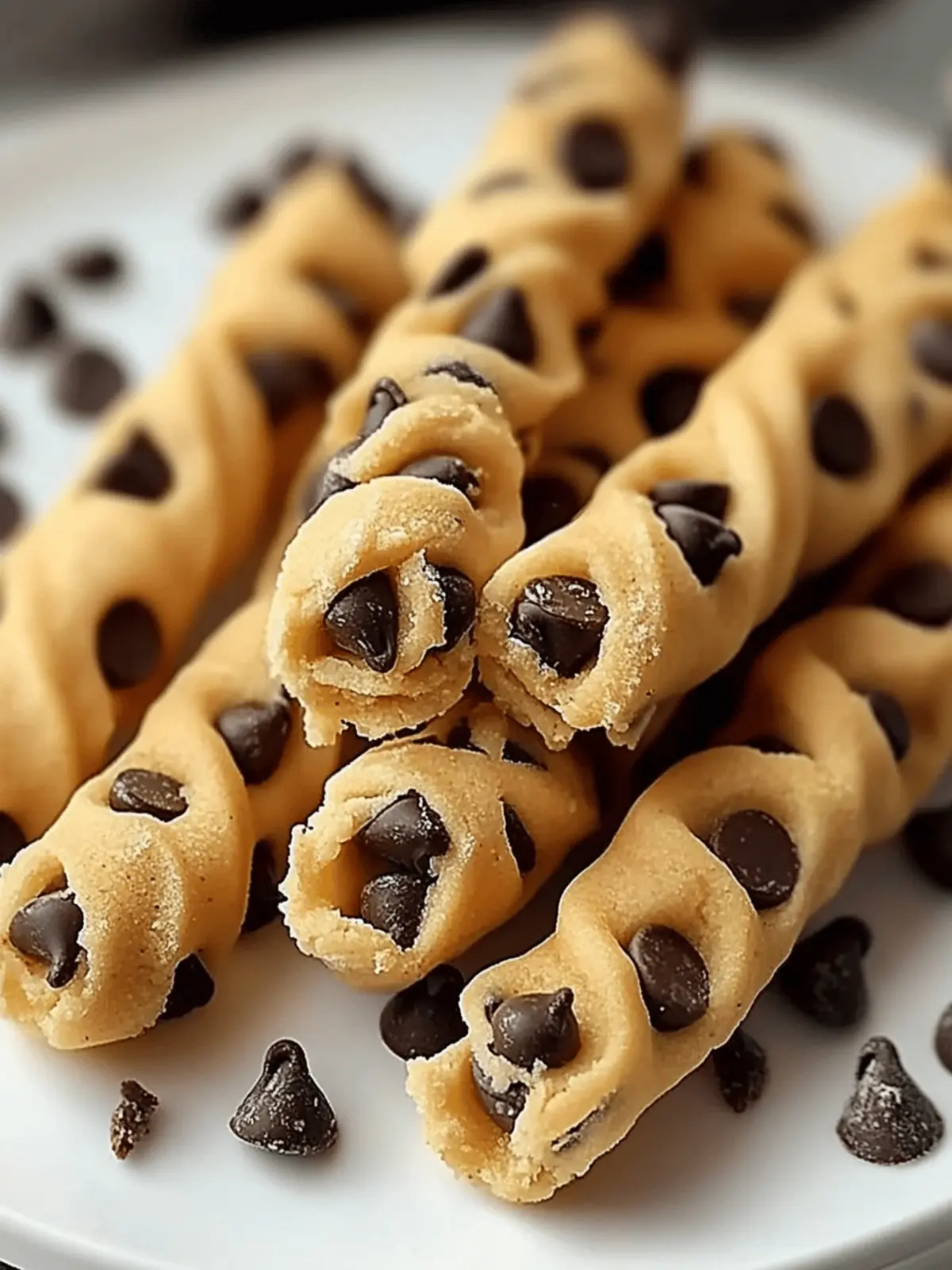 Chocolate Chip Cookie Dough Twists That'll Wow Your Family