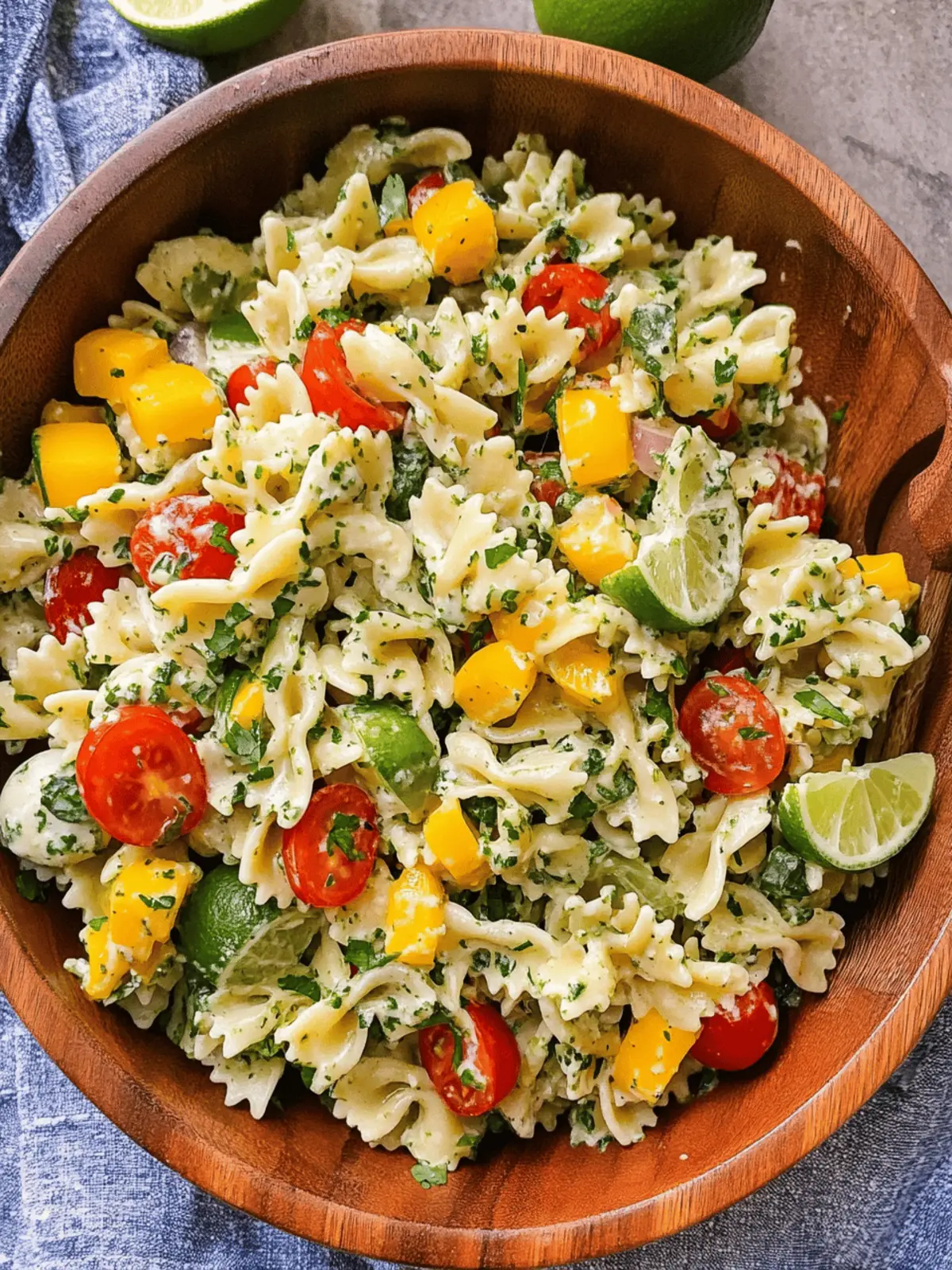 Zesty Cilantro Lime Pasta Salad for Your Summer Feasts