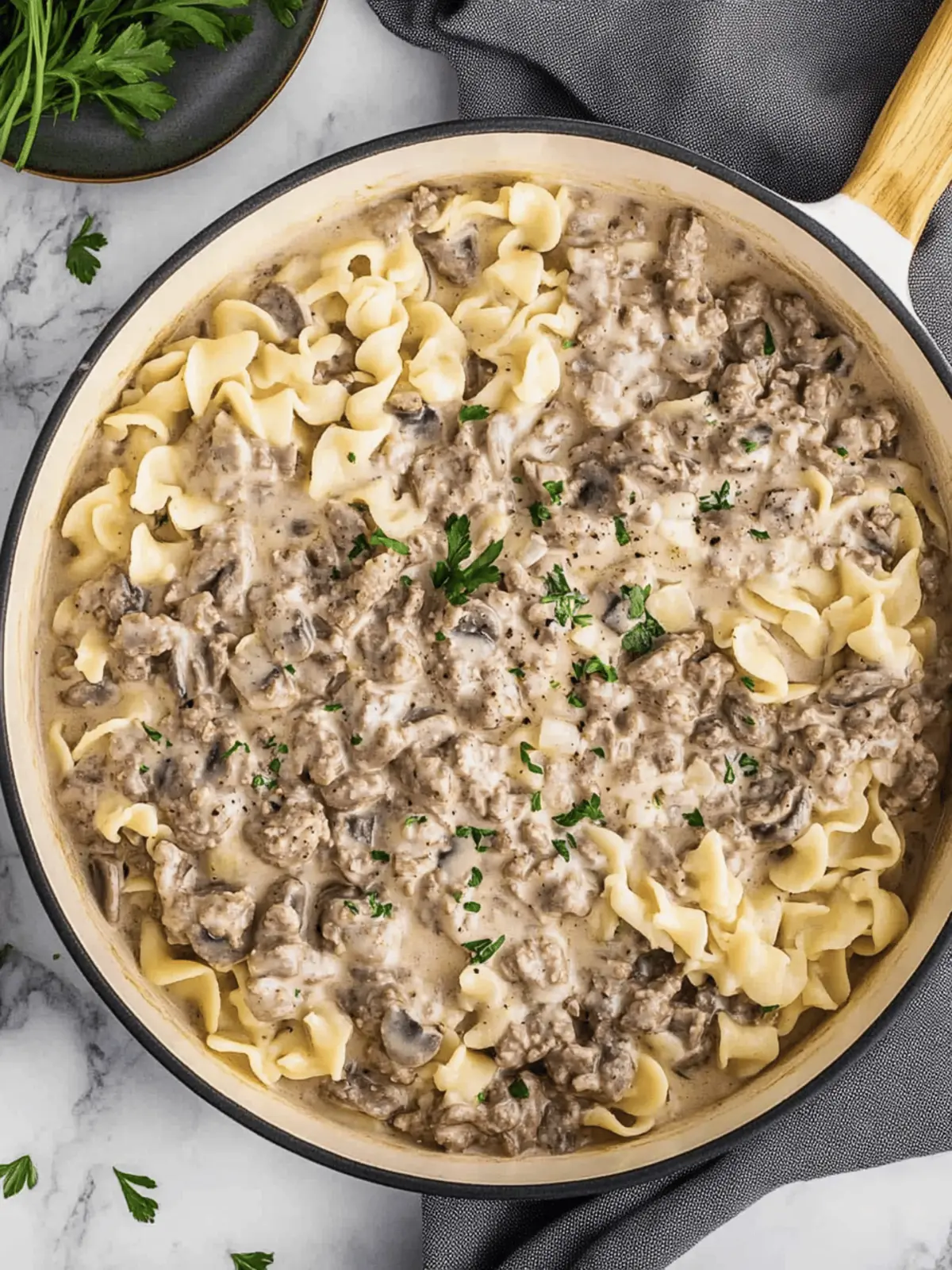 Savory Hamburger Stroganoff Ready in 30 Minutes