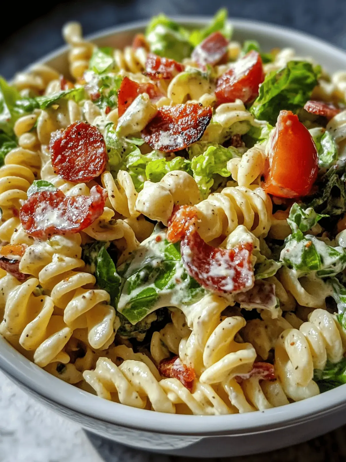 BLT Ranch Pasta Salad