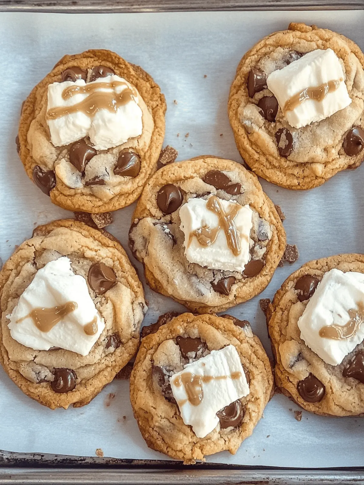 Gooey Smore’s Chocolate Chip Cookies for Ultimate Indulgence