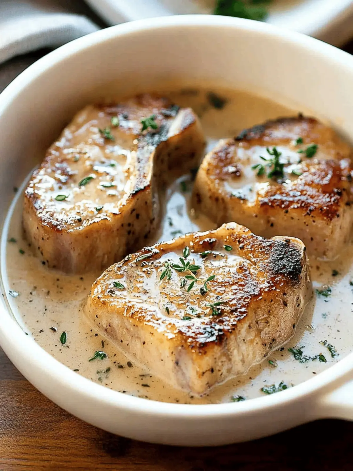 Savory Crock Pot Pork Chops with Creamy Garlic Goodness