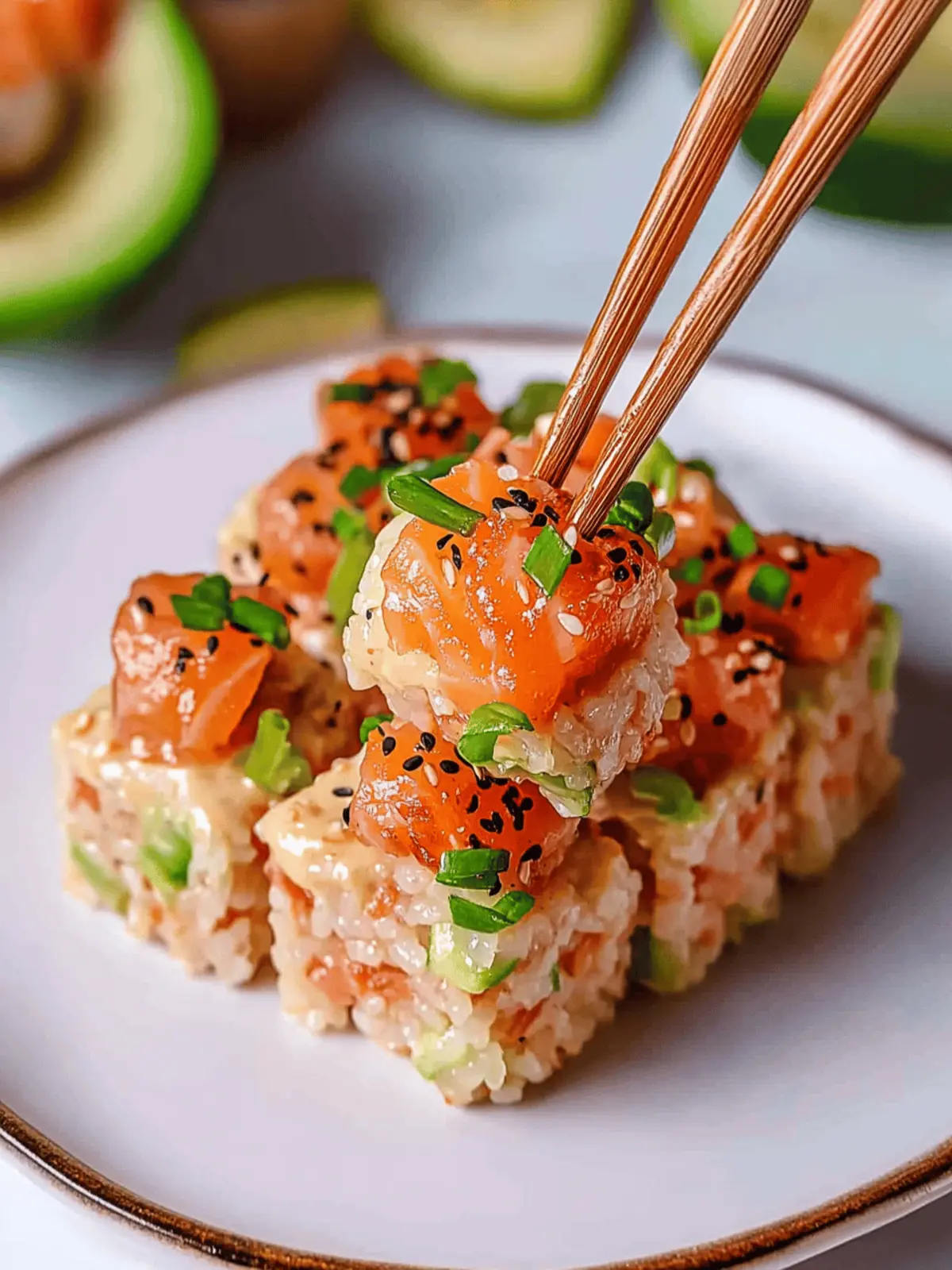 Salmon Crispy Rice