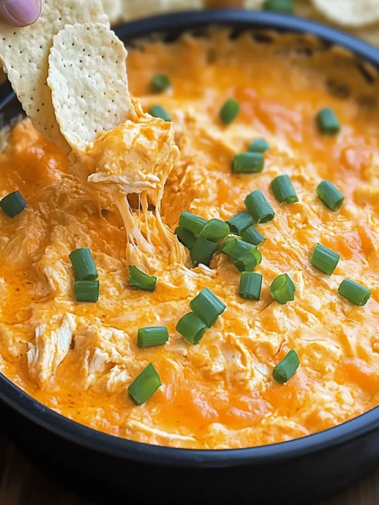 Crockpot Buffalo Chicken Dip