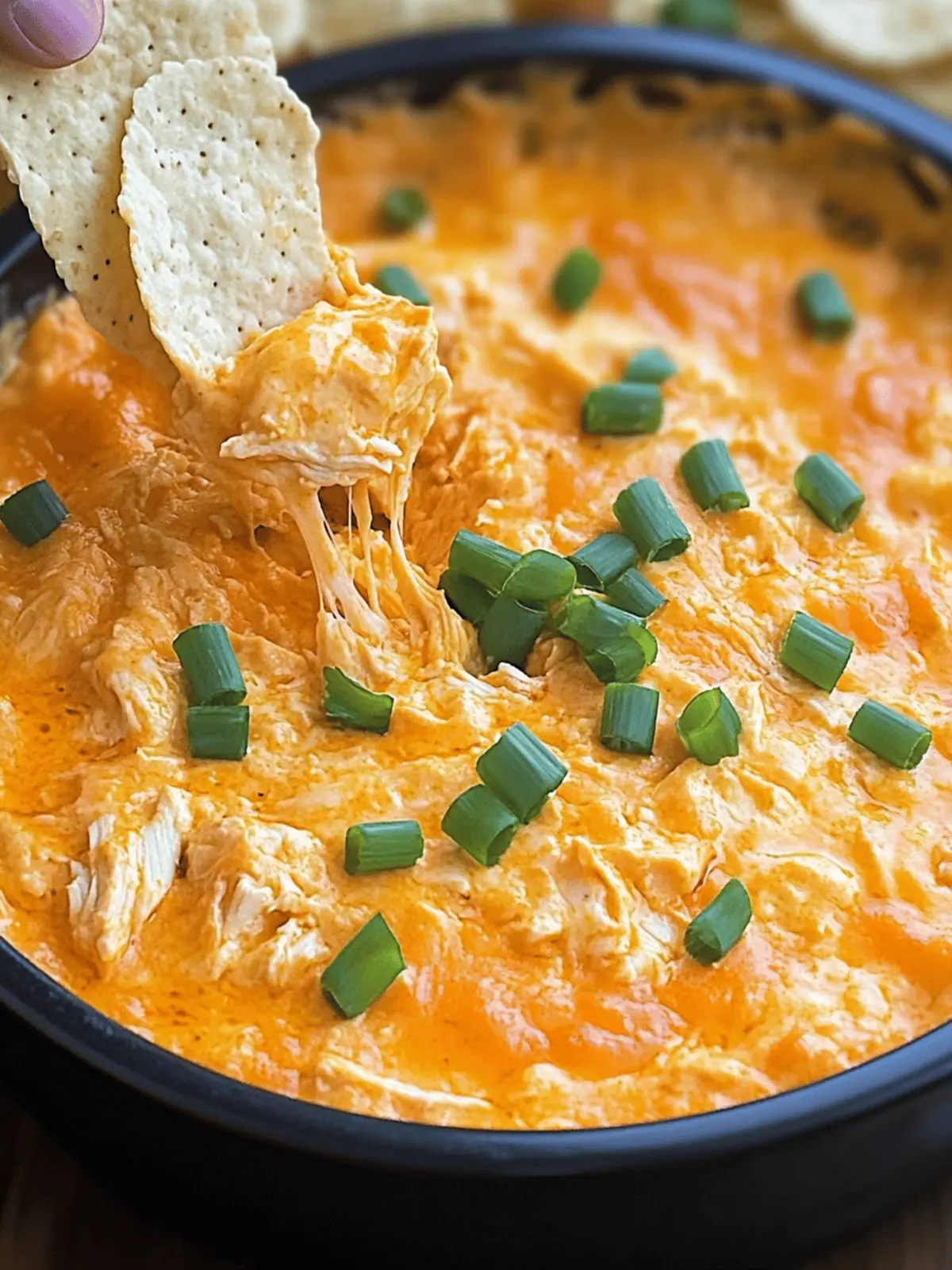 Crockpot Buffalo Chicken Dip