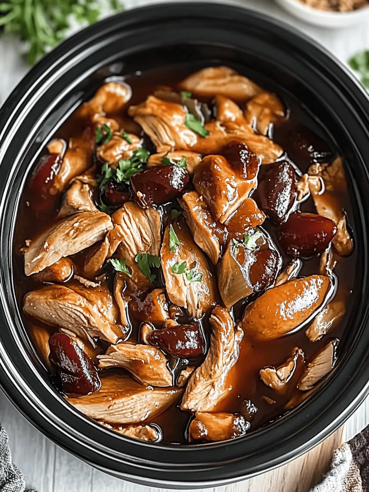 Crock Pot Bourbon Chicken