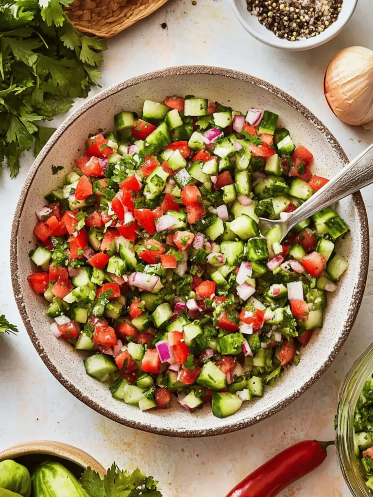Eastern Shirazi Salad