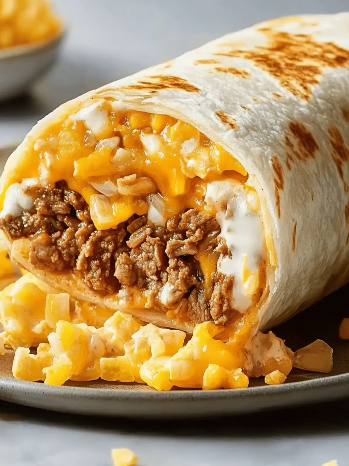 Taco Bell Beefy Melt Burrito