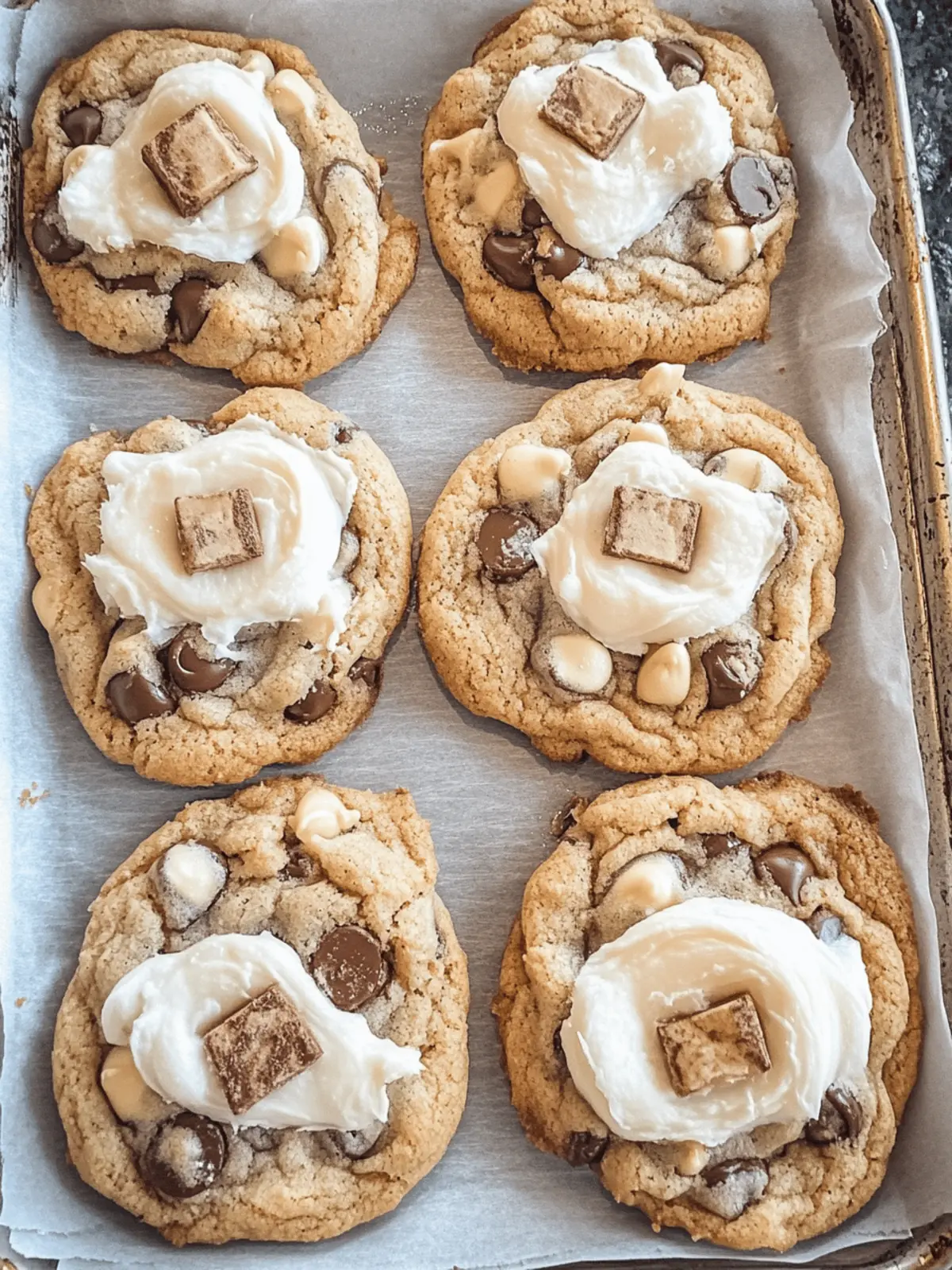 Smore’s Chocolate Chip Cookies