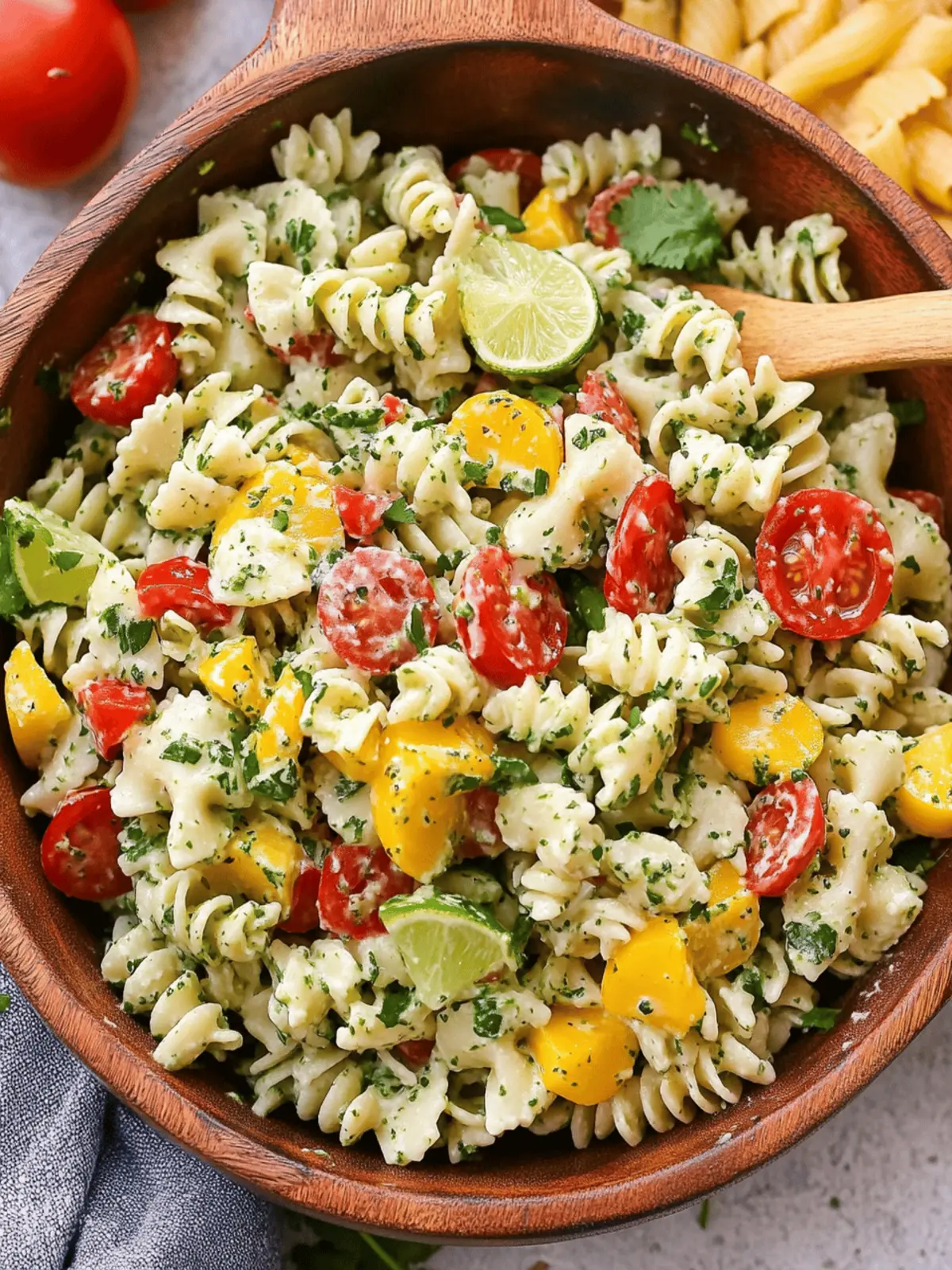 Zesty Cilantro Lime Pasta Salad for Your Summer Feasts