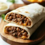 Quick Beef and Bean Burritos