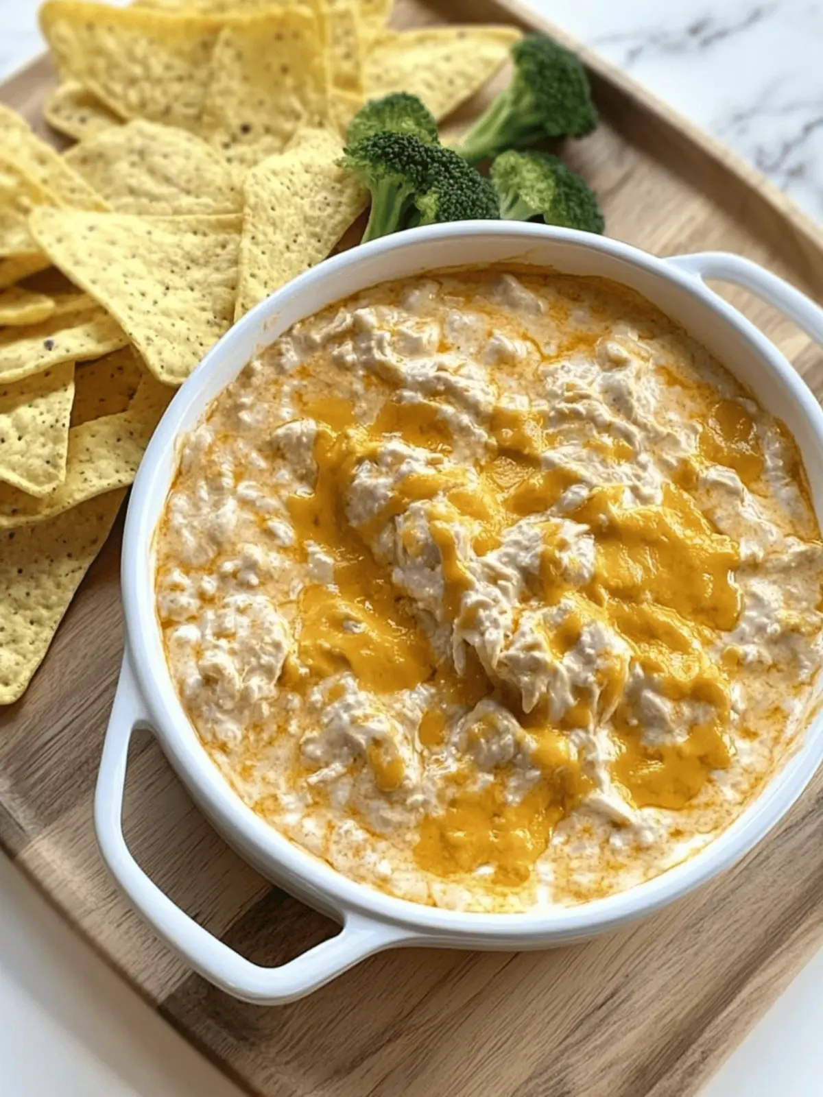 High Protein Buffalo Chicken Dip
