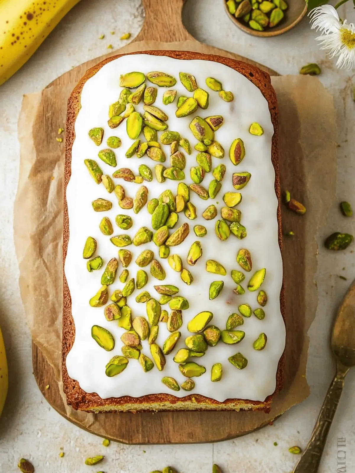 Pistachio Banana Bread