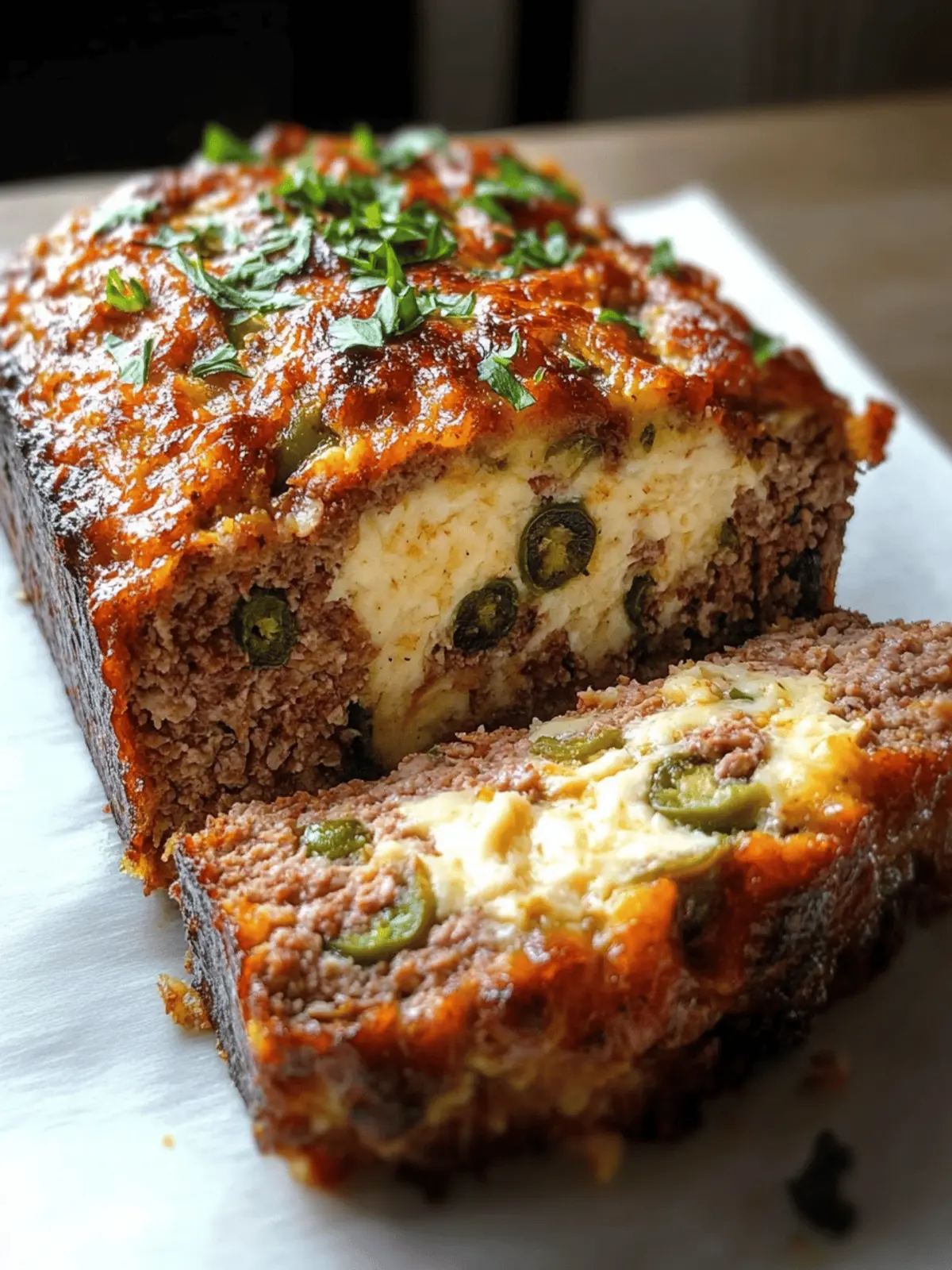 Smoky Jalapeno Popper Meatloaf: A Zesty Twist on Comfort Food