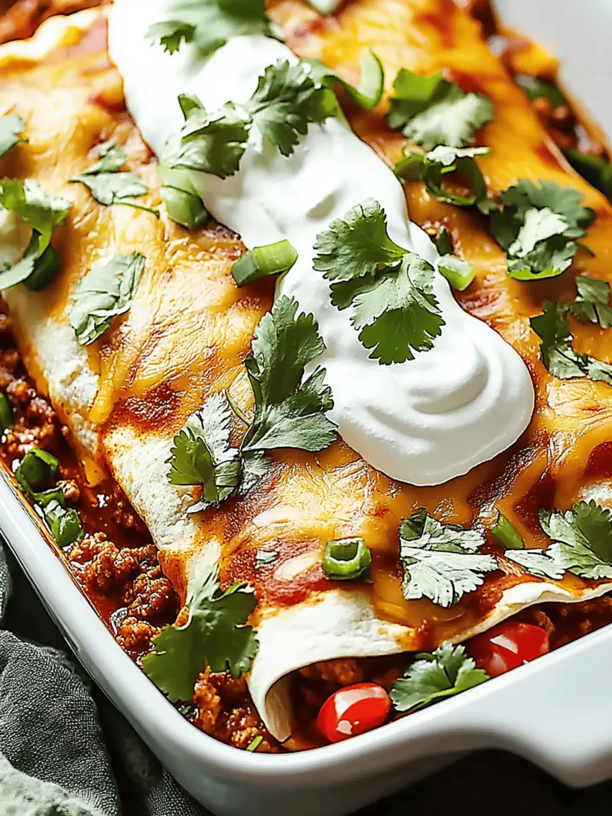 Savory Ground Beef Enchiladas: Your New Family Favorite