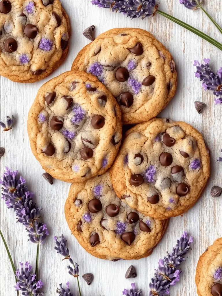 Lavender Chocolate Chip Cookies