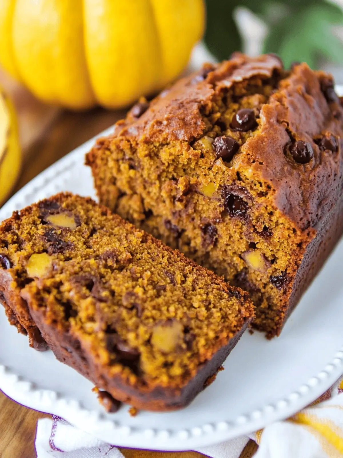 Moist Pumpkin Banana Bread